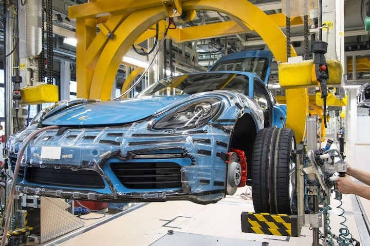 Porsche fabriek productie Leipzich