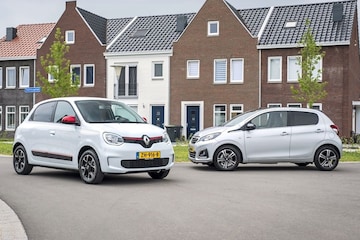 Stadsauto A-segment Peugeot 108 Renault Twingo