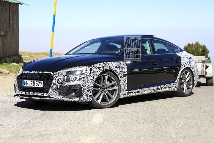 Audi A5 Sportback facelift spyshots