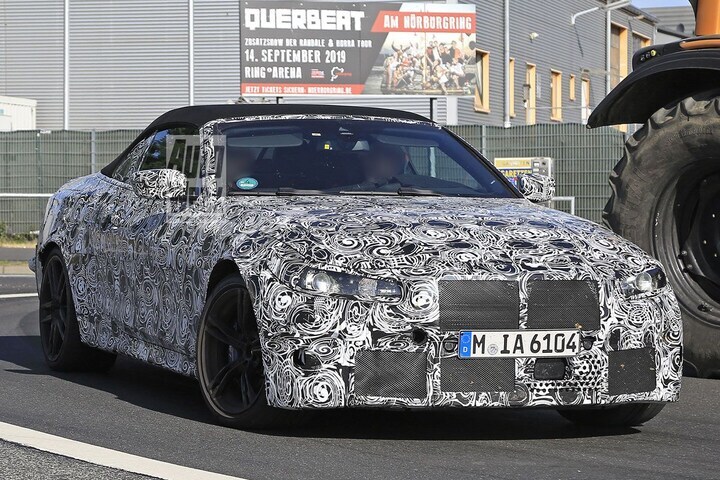 BMW M4 Cabrio spyshots