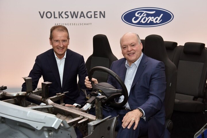 Ford Volkswagen Jim Hackett Herbert Diess