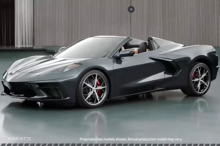 Chevrolet Corvette Convertible pre-productie