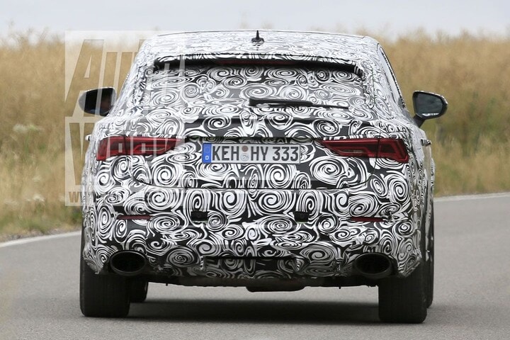 Audi RS Q3 Sportback spyshots