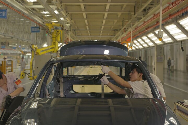 PSA Dongfeng Wuhan China fabriek 