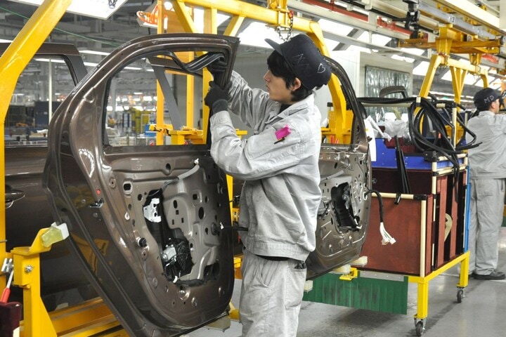PSA Dongfeng Wuhan China fabriek 