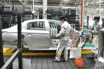 PSA Dongfeng Wuhan China fabriek 