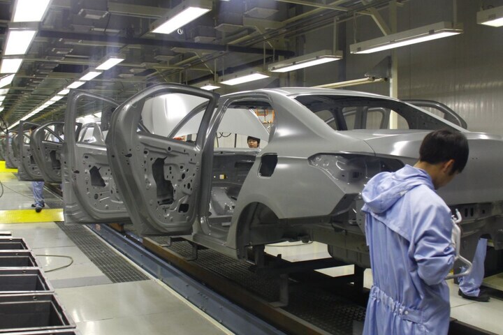 PSA Dongfeng Wuhan China fabriek 