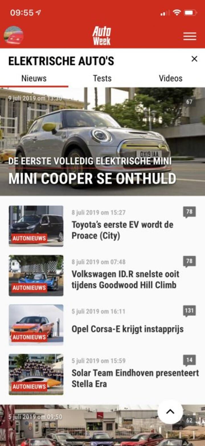 AutoWeek app screenshot