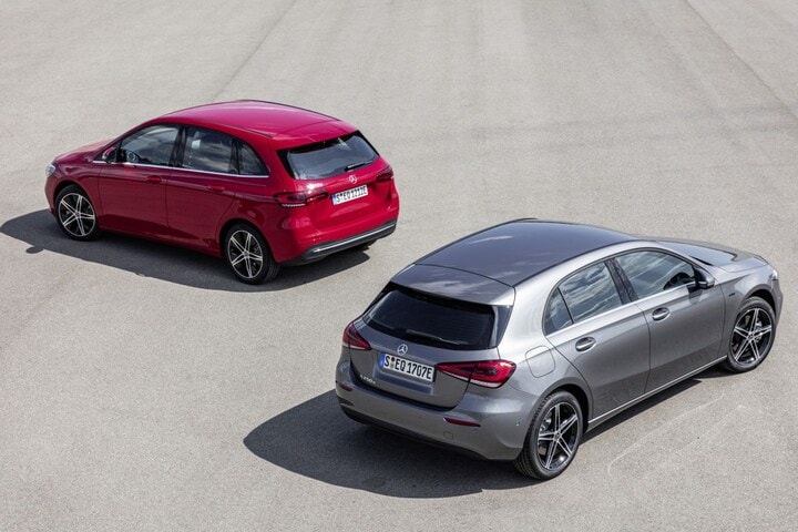 Mercedes-Benz A-klasse B-klasse plug-in EQ Power