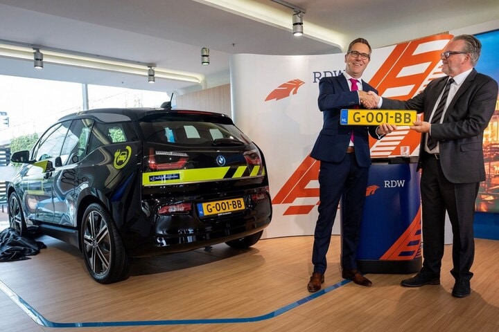 Kentekenreeks nieuw RDW G001BB BMW i3