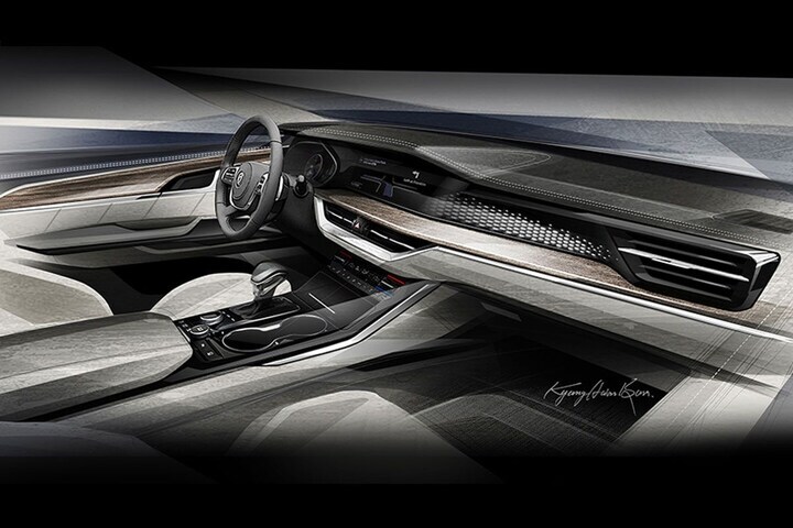 Kia Mohave dashboard teaser