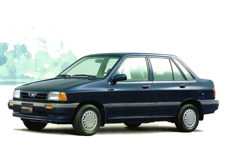 De Tweeling: Ford Festiva- Mazda 121 - Kia Pride -