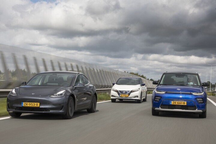 EV's elektrisch rijden bijtelling Nederland Tesla 