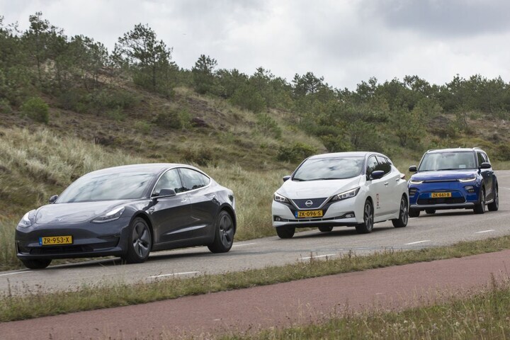 EV's elektrisch rijden bijtelling Nederland Tesla 