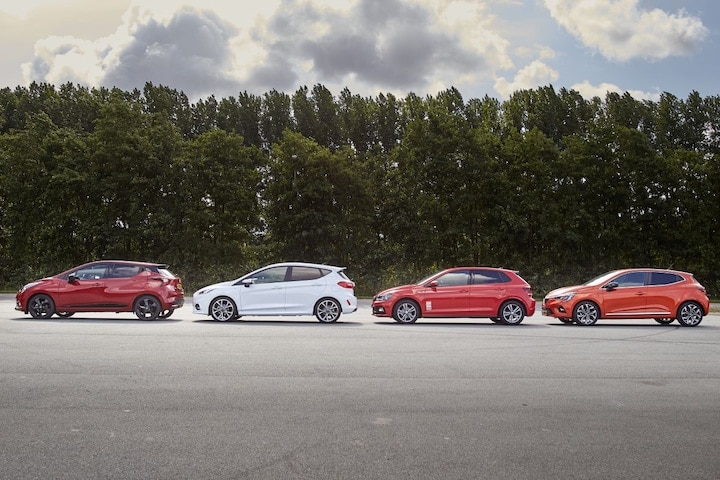 B-segment Polo Clio Fiesta Micra lease verkoop 