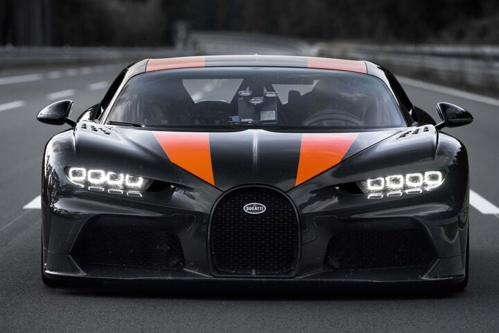 Bugatti Chiron snelheidsrecord 300 mp/h