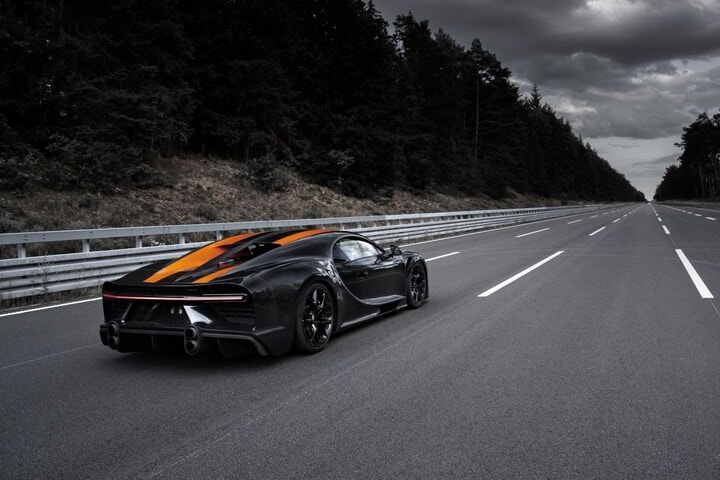Bugatti Chiron snelheidsrecord 300 mp/h