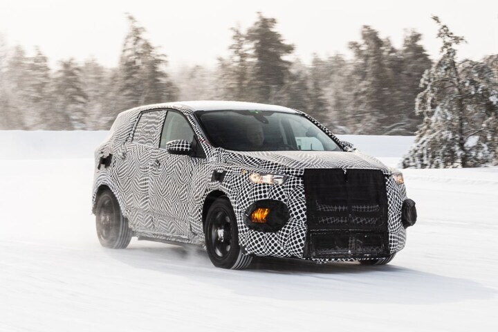 Prototype Mustang inspired SUV EV