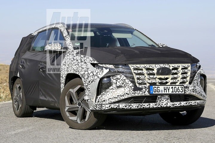 Hyundai Tucson spyshots