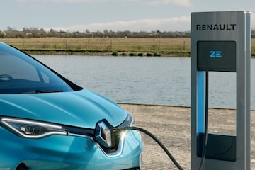 Renault EV laden neus logo