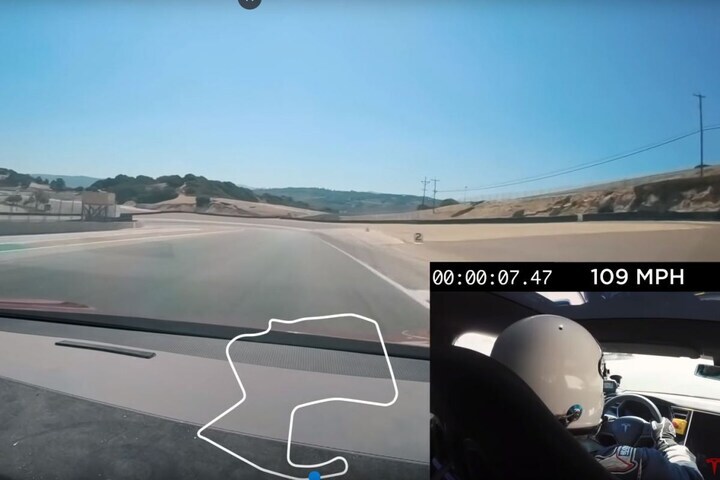 Tesla Model S Laguna Seca