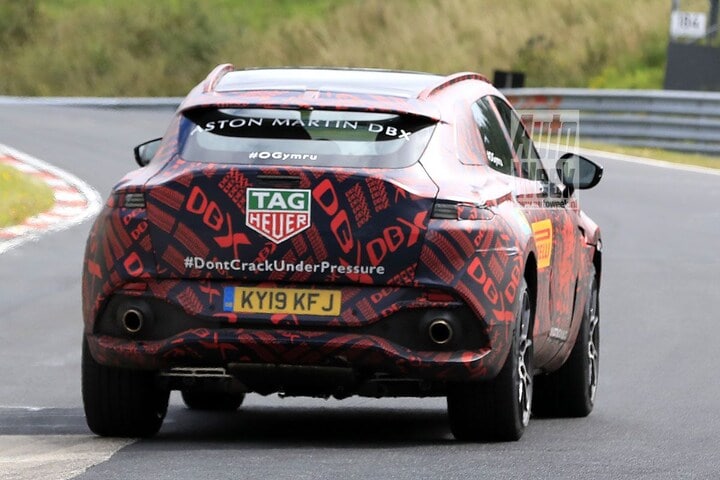 Aston Martin DBX Spyshots