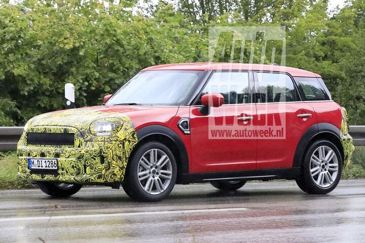 Mini Countryman facelift spyshots