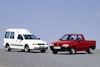 De Tweeling: Skoda Felicia - Volkswagen Caddy