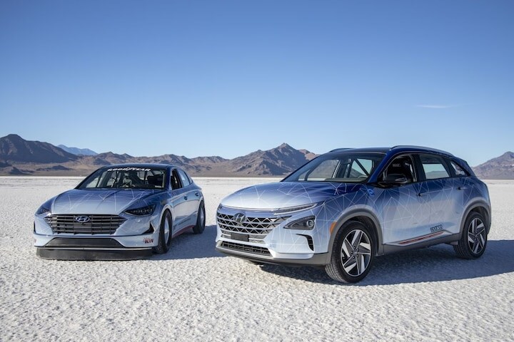 Hyundai Nexo en Sonata Hybrid Bonneville