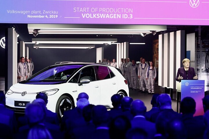 Volkswagen ID.3 productie Angela Merkel