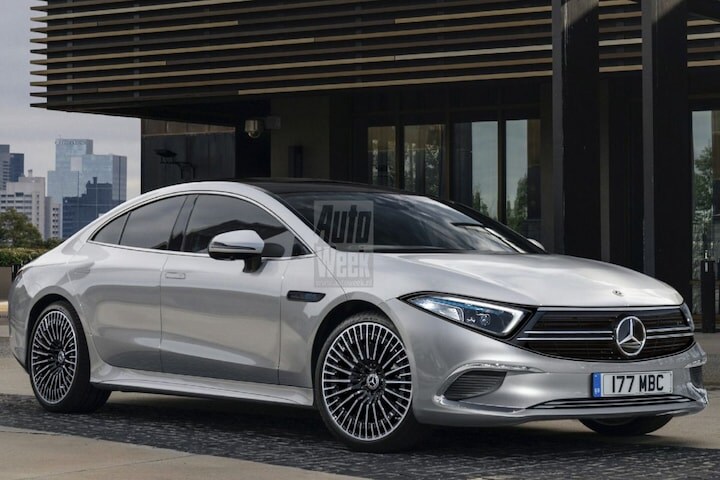 Mercedes-Benz EQS illustratie