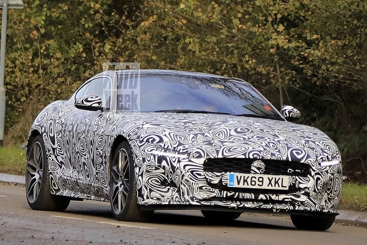 Jaguar F-Type spyshots 2020