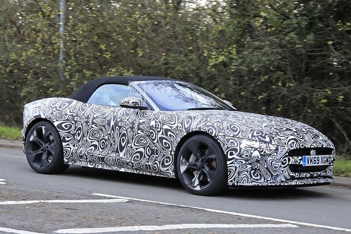 Jaguar F-Type spyshots 2020