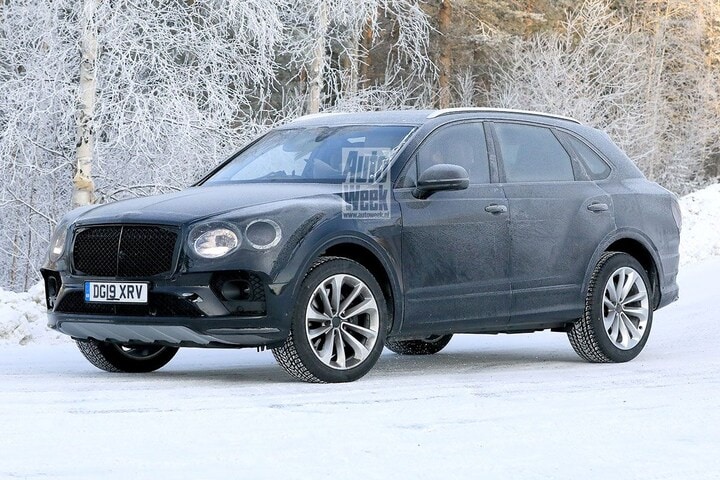 Bentley Bentayga facelift spyshots
