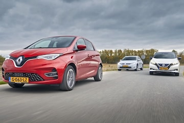 EV Renault Zoe Volkswagen e-Golf Nissan Leaf