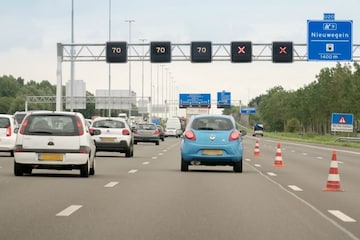 rood kruis snelweg rijkswaterstaat