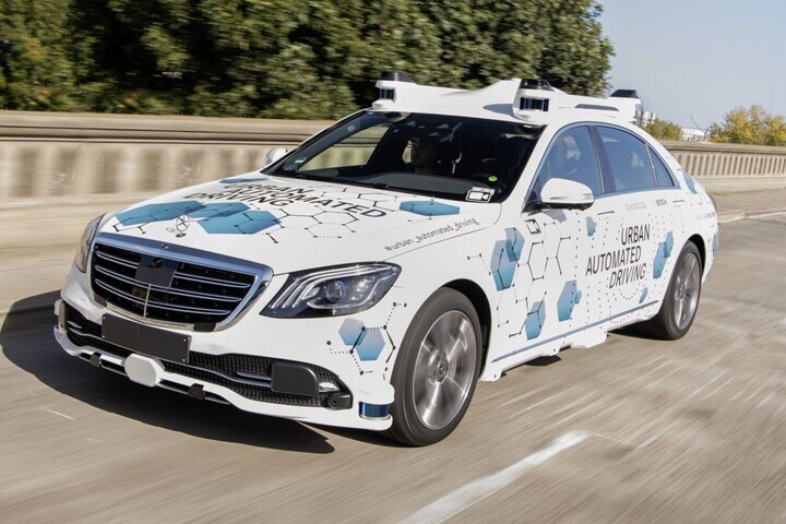 Mercedes-Benz S-klasse autonoom San José