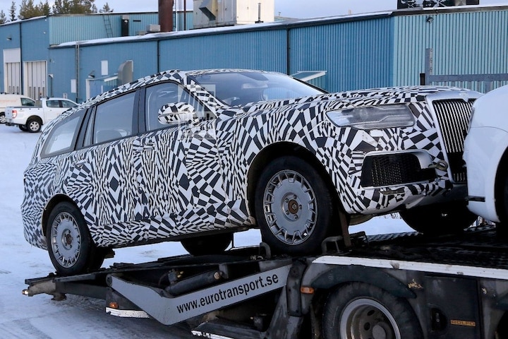Aurus spyshots SUV Kommandant