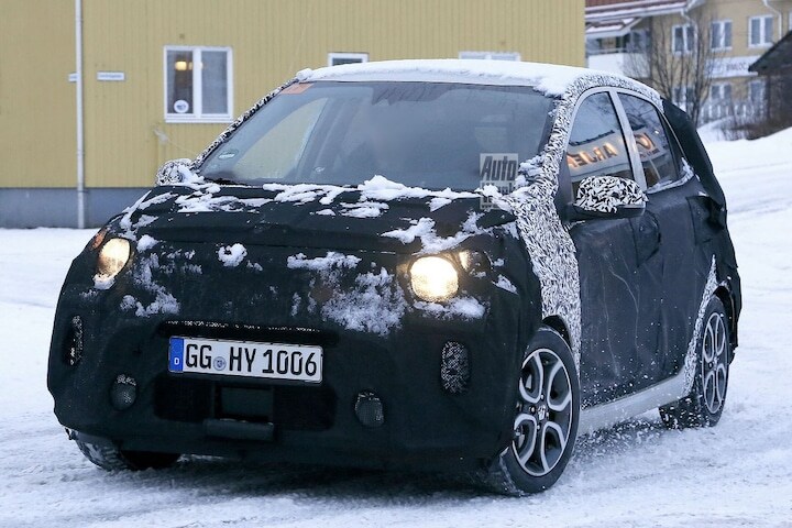 Spyshots Kia Picanto facelift