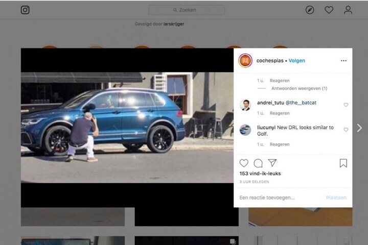 Volkswagen Tiguan facelift gespot