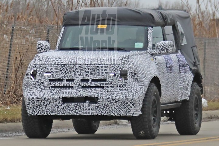 Ford Bronco spyshots