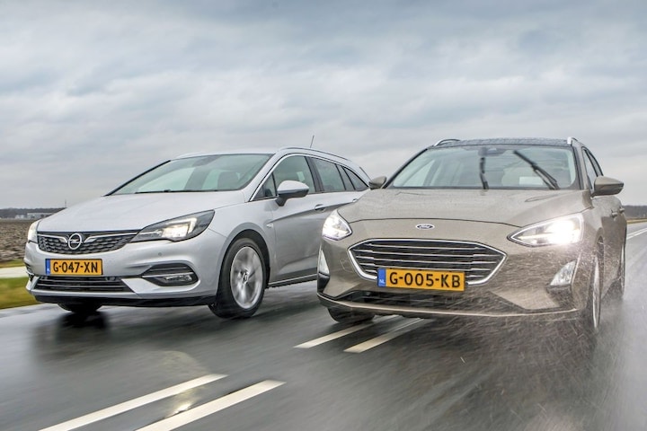 Leaseauto Ford Focus Opel Astra stationwagen