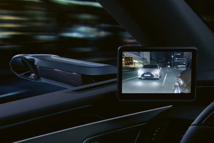 Lexus ES 300h digitale zijspiegels