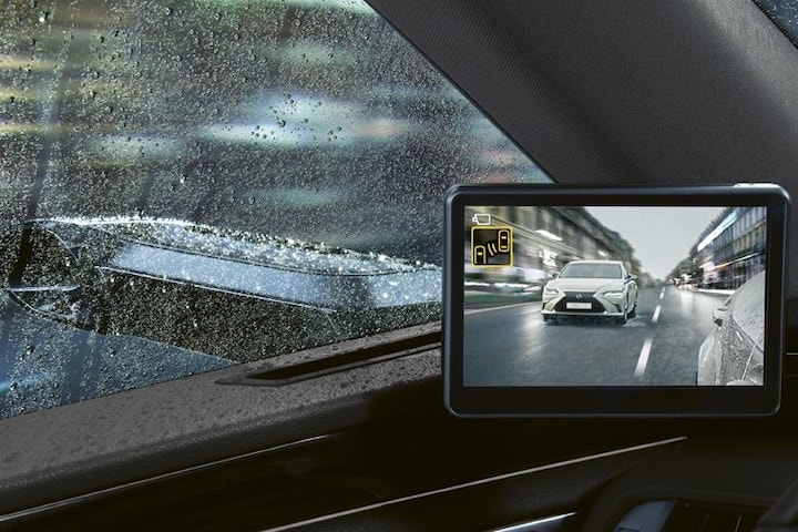 Lexus ES 300h digitale zijspiegels
