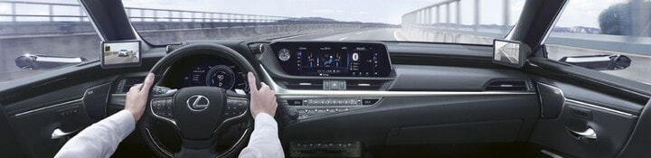 Lexus ES 300h digitale zijspiegels