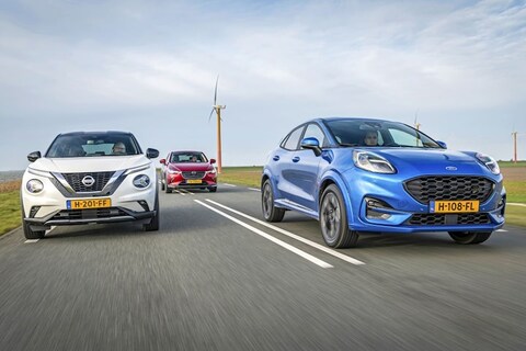 Ford Puma – Nissan Juke – Mazda CX-3 - Vergelijkende Test