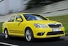 Skoda Octavia productiemijlpaal RS geel