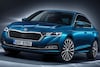 Skoda Octavia productiemijlpaal nieuw blauw