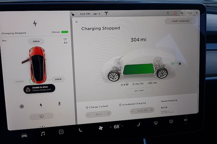 Tesla actieradius