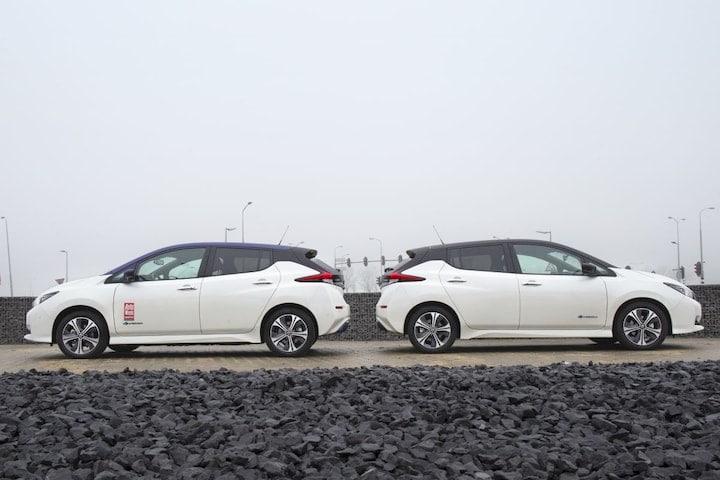 Nissan Leaf + elektrische auto EV duurtest AutoWee
